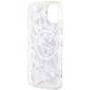 Guess GUHMP14SHCFWST iPhone 14 / 15 / 136.1 transparent hardcase Flower MagSafe